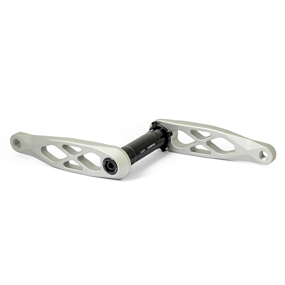 5DEV R-Spec Crankset 30mm Boost - Raw Silver / 165mm