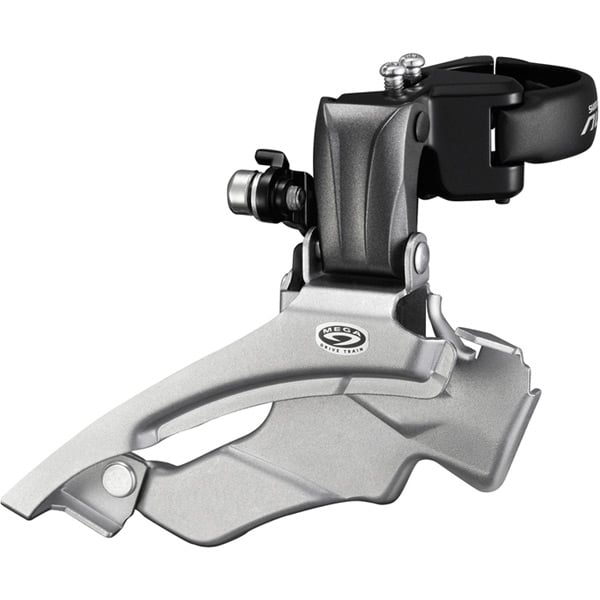 Shimano FD-M371 Altus MTB 9-speed front derailleur, conventional swing, dual-pull