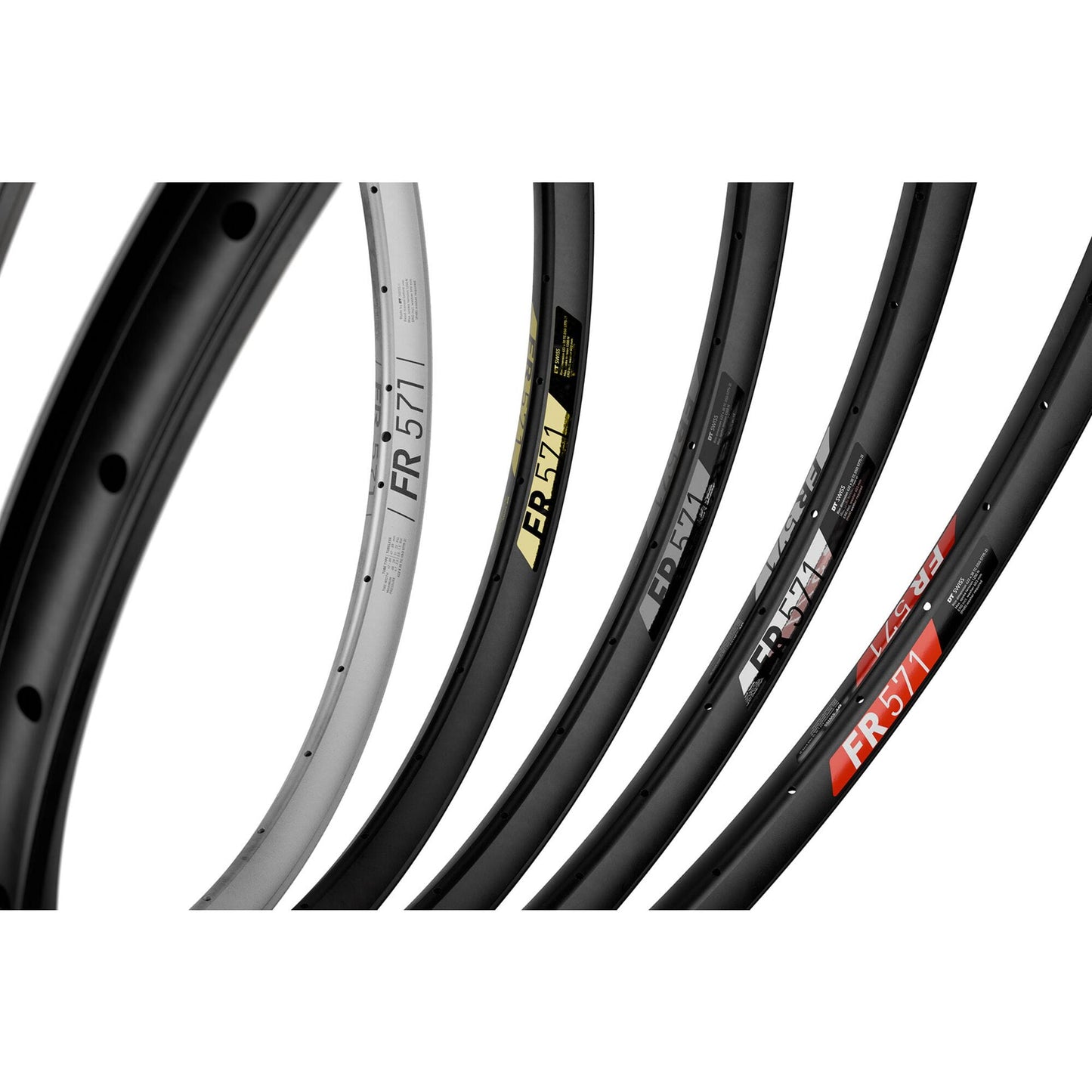 DT Swiss FR 571 SBWT disc-specific 32 hole Presta-drilled black - 27.5"