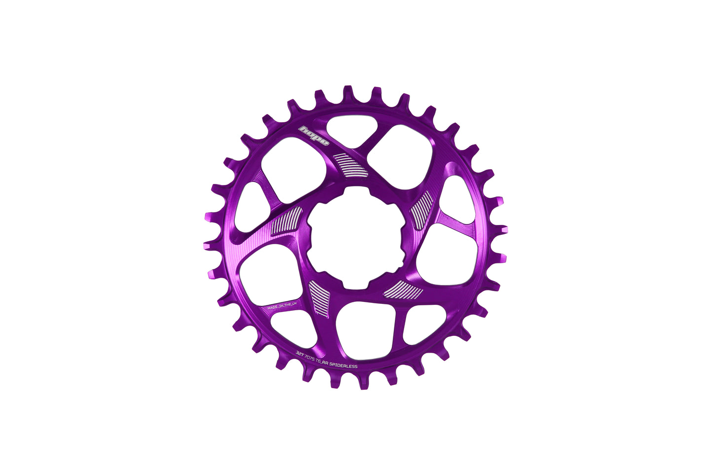Hope R22 Spiderless Chainring Std - Purple