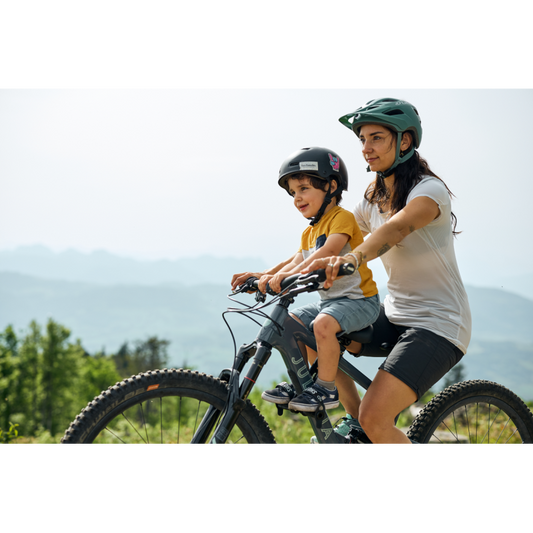 Kids Ride Shotgun 2-5yr Old Child Front Mounted MTB Seat - Black