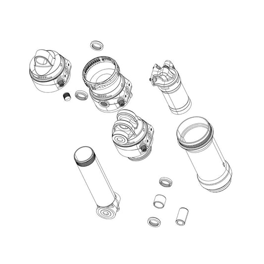 ROCKSHOX SPARE - REAR SHOCK SPARE PARTS VOLUME REDUCER KIT INCLUDES VOLUME REDUCERS) - SUPERDELUXE/ DELUXE (2017+) (EACH)