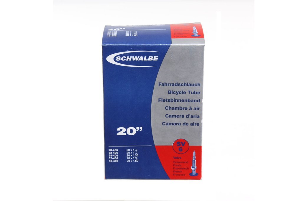 Schwalbe SV6 20" Innertube (Presta Valve) 1.10 - 1.50