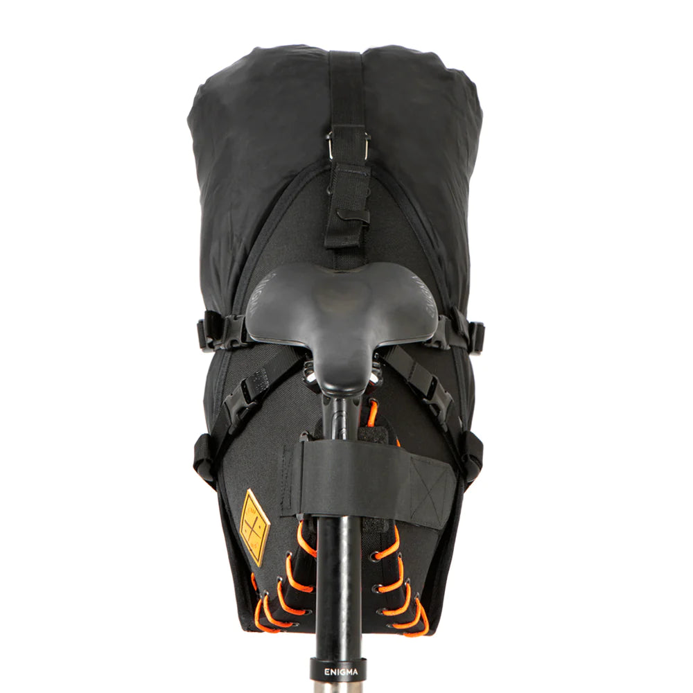 RESTRAP SADDLE BAG (18 LITRES) - BLACK/ORANGE