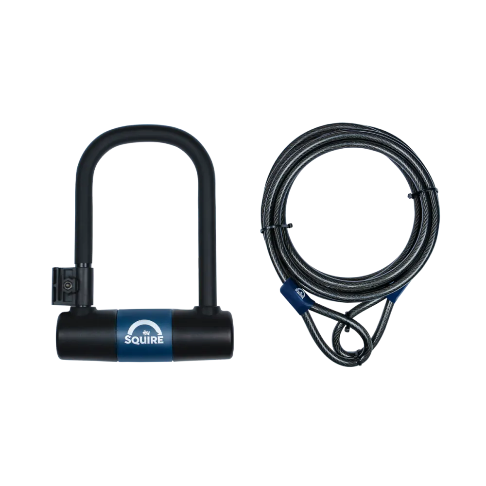 Squire Matterhorn Compact 10c D-Lock and Cable Kit  Bike Lock - Security Rating 10