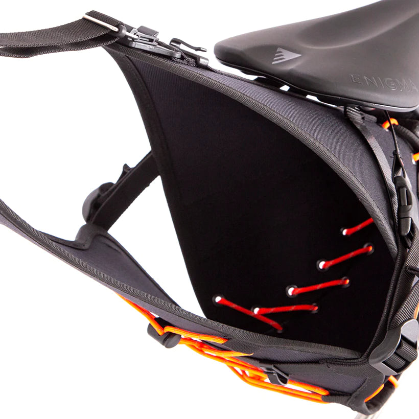 RESTRAP SADDLE BAG (14 LITRES) - BLACK/ORANGE