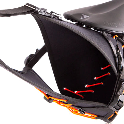 RESTRAP SADDLE BAG (14 LITRES) - BLACK/ORANGE