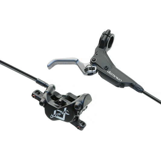 Hayes Dominion A4 Brake Kit, Short Reach Lever, 180cm Hose - Black/Grey