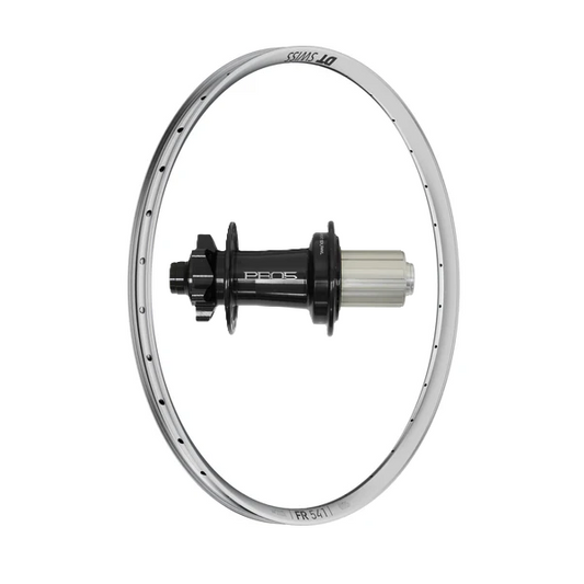 (Slam69built) DT Swiss FR 541 27.5" / Hope Pro 5 Boost / Rear Wheel (Silver/Black)