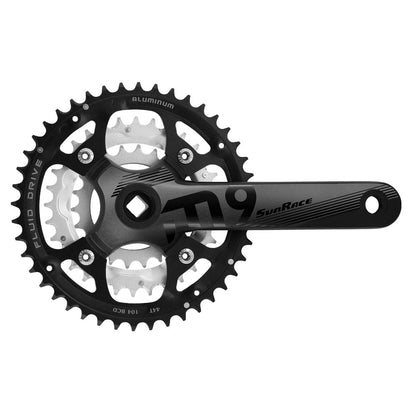SunRace (FCM914) 9-speed Crank Set Square Tapered - 44/32/22T - 175mm