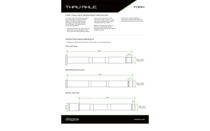 Hope Thru Axle - Front - Ohlins - Orange