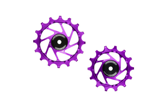 Hope 16/14T Jockey Wheels - Pair - Purple