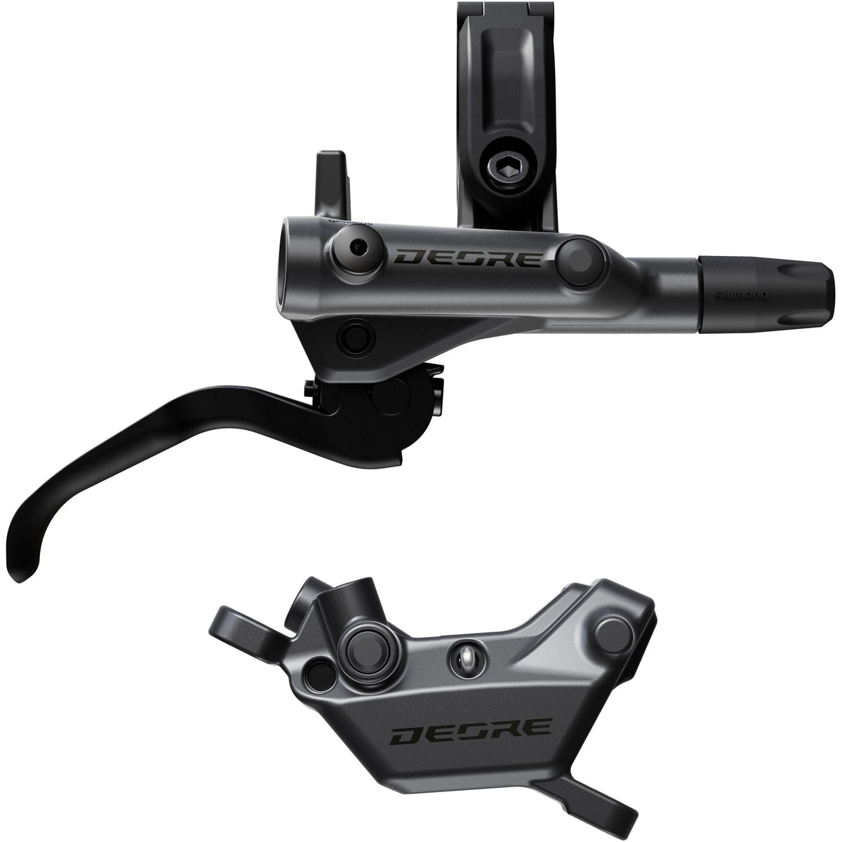 Shimano BR-M6220 Deore rear 4 pot bled brake lever/post mount calliper, 1700 mm hose