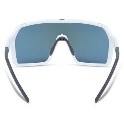 Madison Crypto Sunglasses - 3 pack - gloss white / blue mirror / amber and clear lens
