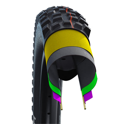 Schwalbe Addix Big Betty Soft Evo Super Trail Tyre TLE in Black (Folding) - 27.5 x 2.60"