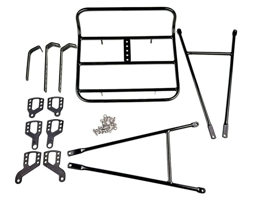 BLB T-RACK FRONT RACK - MATT BLACK