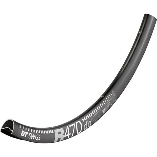 DT Swiss R 470 DB 32 hole Presta-drilled disc brake black - 700C