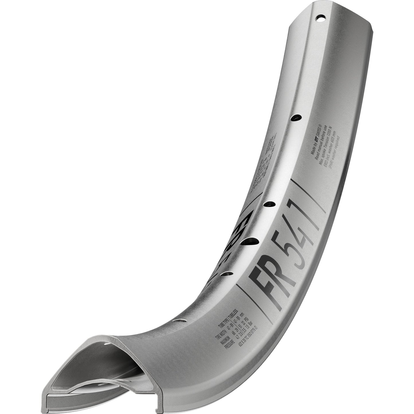 DT Swiss FR 541 SBWT disc-specific 32 hole Presta-drilled silver - 27.5"