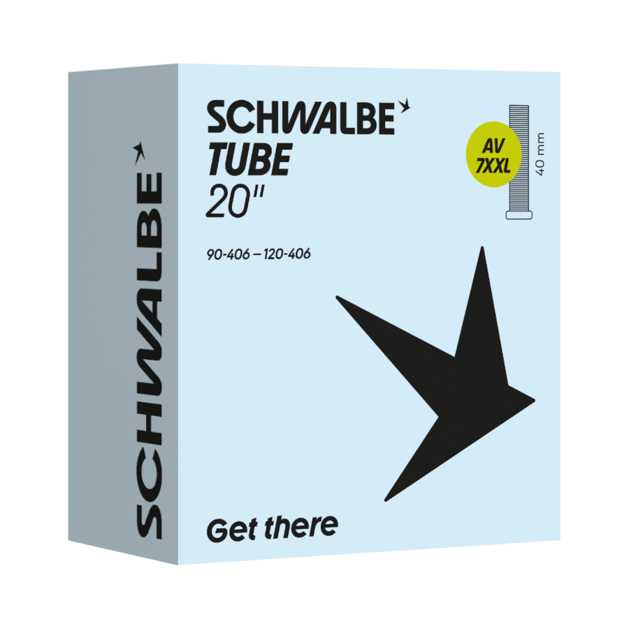SCHWALBE TUBE 7XXL (20") for 3.50-3.80" (40mm Schrader Valve)