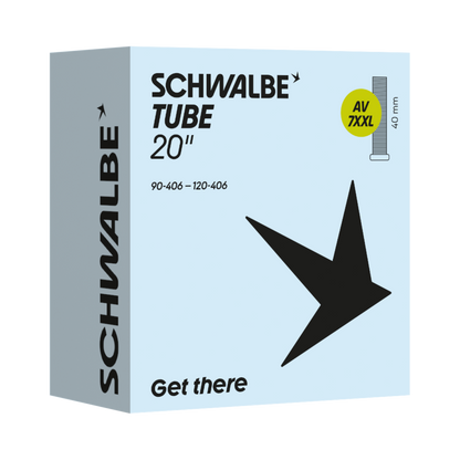 SCHWALBE TUBE 7XXL (20") for 3.50-3.80" (40mm Schrader Valve)