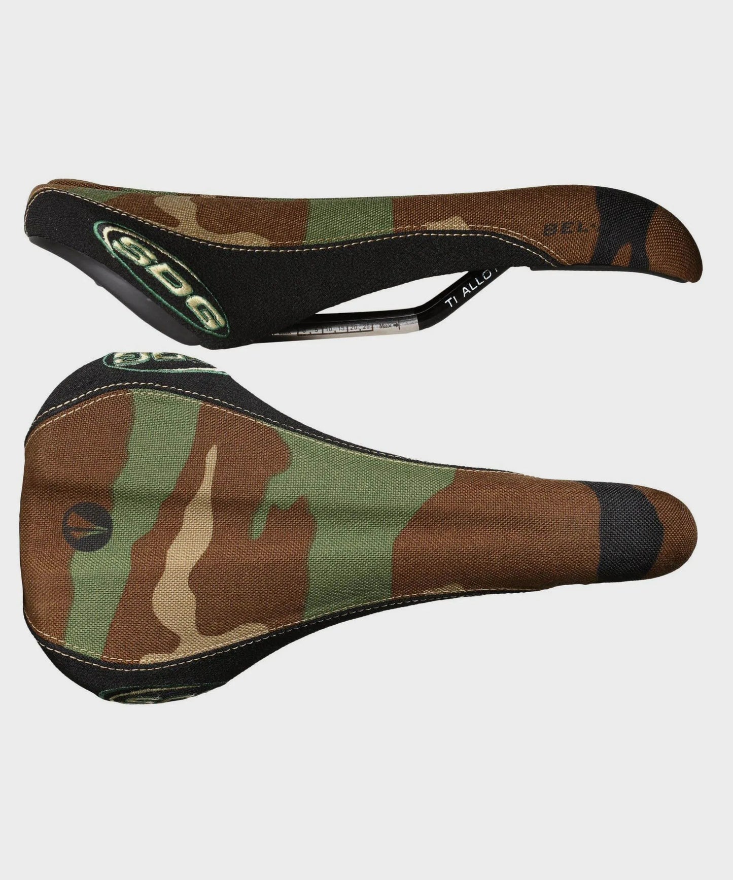 SDG Bel Air Ti-Alloy Saddle - Army Camo