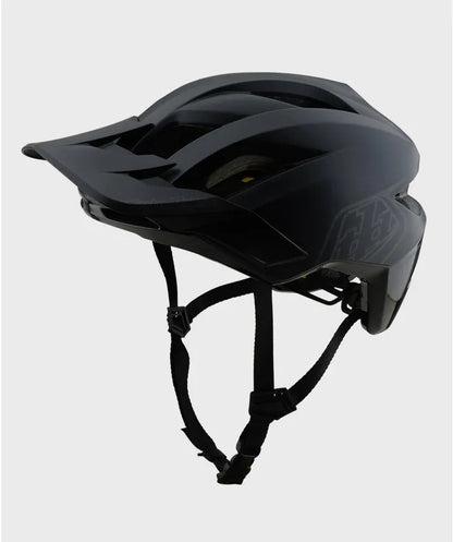 Troy Lee Designs Youth Flowline Point Helmet - Point Black / Charcoal