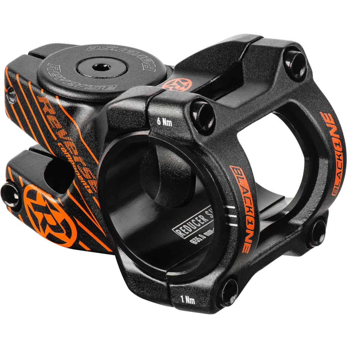 Reverse Black-ONE Stem D-2 - 35mm Length / 35mm and 31.8mm Shim