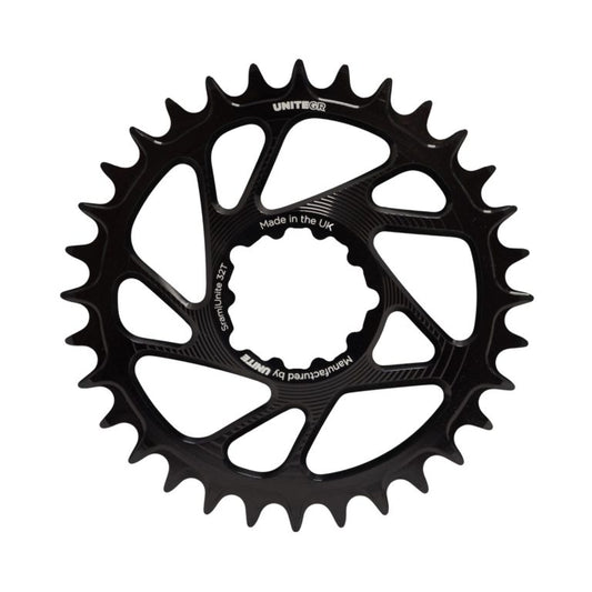 Unite Co Grip Ring V2 - Round - Sram Direct Mount - 32T (CERAKOTE)