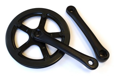 NECO 3/32″ X 46T X 170MM ALLOY SINGLE CHAINSET – BLACK