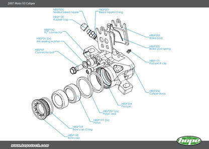 Hope Moto Caliper Piston