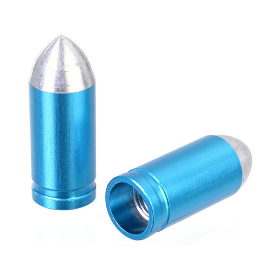 ID Schrader Bullet Valve Caps (Pair)