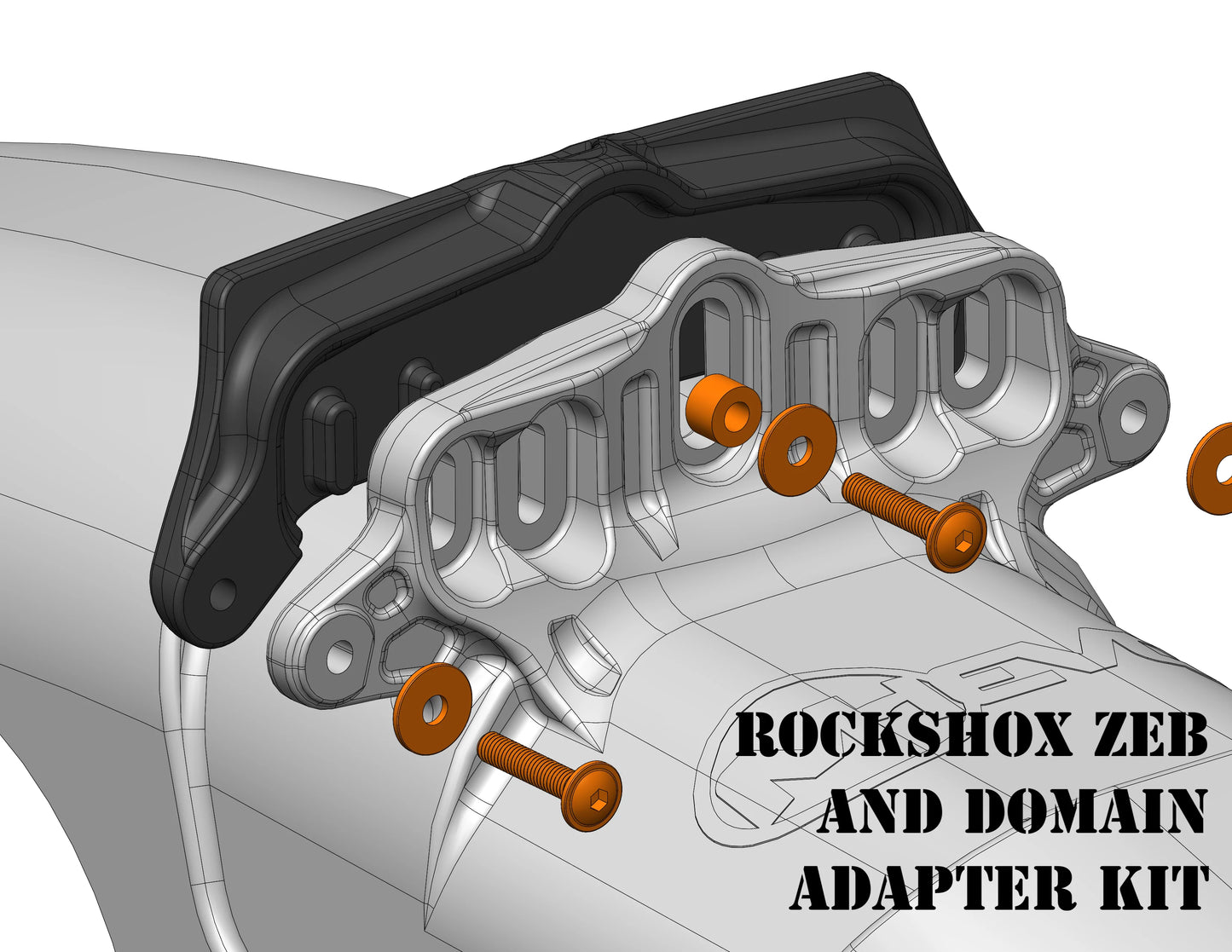 Mudhugger ZEB BOLT-ON ADAPTER PACK FOR EVO MUDHUGGERS