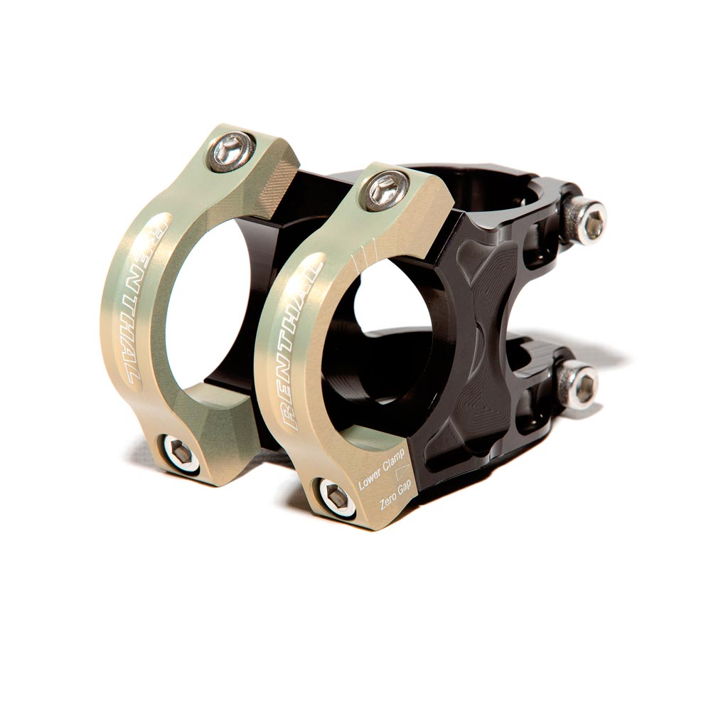 Renthal Apex Stem - 31.8mm - Black/Gold