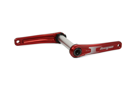 Hope EVO Crankset No Spider - 120mm FatBike - Red