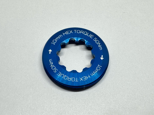 Hope EVO Crankset - Extraction Captive Nut - Blue