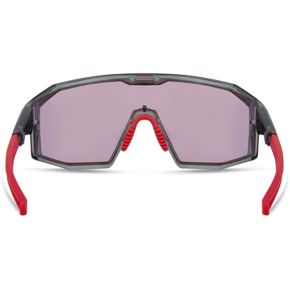 Madison Enigma Glasses - crystal smoke / pink rose mirror