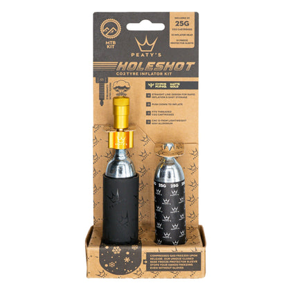 Peatys Holeshot CO2 Tyre Inflator - MTB (25g)
