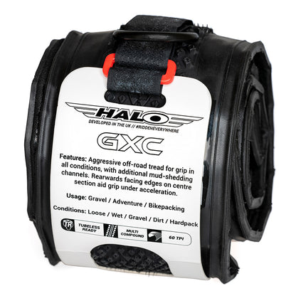 Halo GXC Gravel 27.5" /650b Tyre - 650x47C / Black